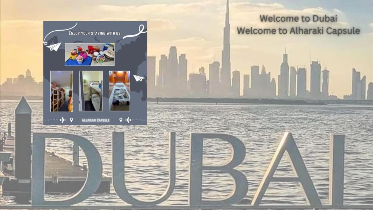 Bed and Breakfast Alharaki Capsule Dubai Exterior foto
