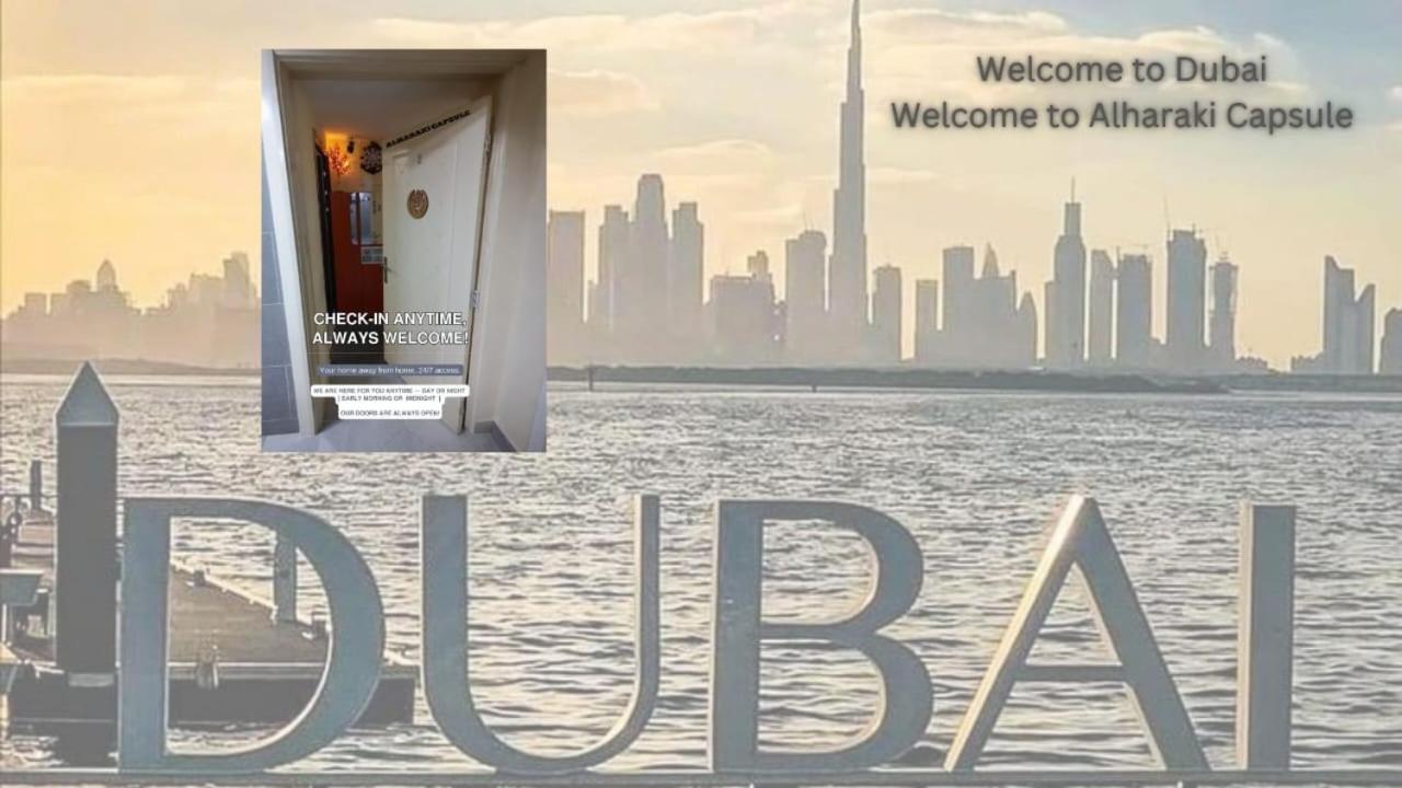 Bed and Breakfast Alharaki Capsule Dubai Exterior foto